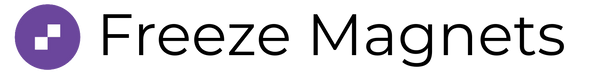 Logo of Freeze Magnets without background.