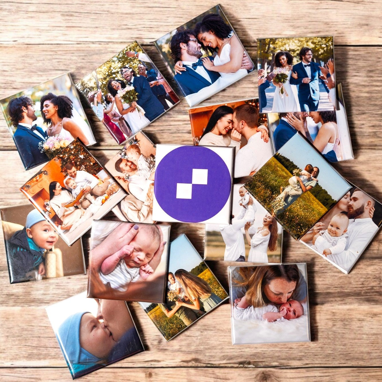 A creative photo collage with a purple square freeze magnets logo, emphasizing custom photo magnets perfect for personalized gifts and holiday cheer.
9 set of photo magnets | Custom photo magnets | Photo Magnet For Fridge | Custom gift | Personalised Gift | Fridge magnets Set | Refrigerator Magnets | Photo magnets | Custom Photo Prints | Magnetic Gift For Mom | Holiday Gift Photo |  Family Magnets