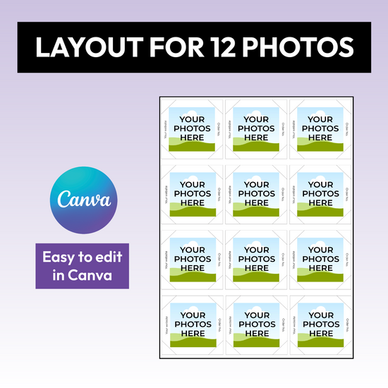 2x2 fridge magnet template